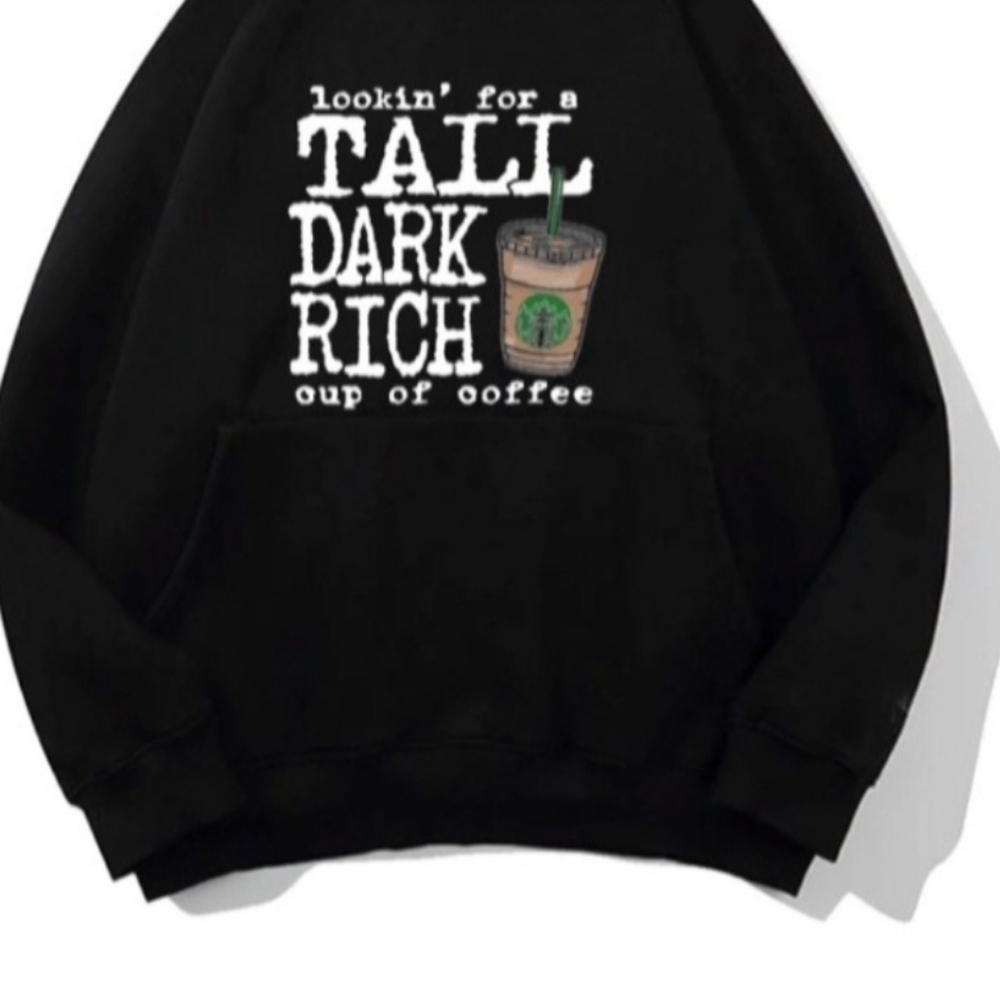 #91924 🛑S,M,XL Boho Trendy Coffee Fashion Graphic Sweatshirt